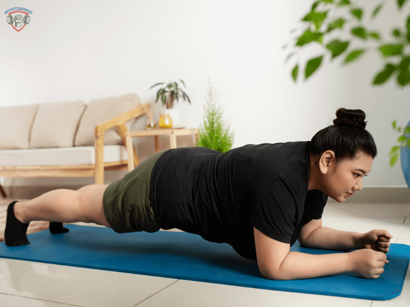 Plank exercise for stronger abs and core workout