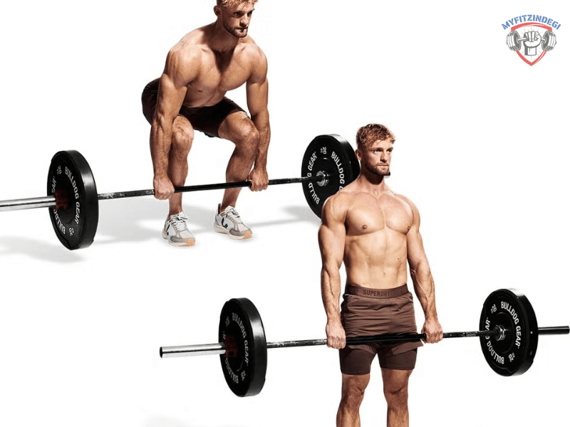 Person doing Romanian deadlifts, one of the best leg workouts for glutes and hamstrings