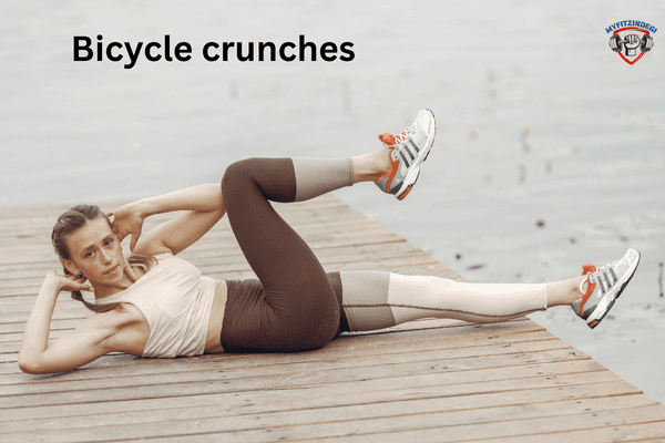 Bicycle crunches for abs workout