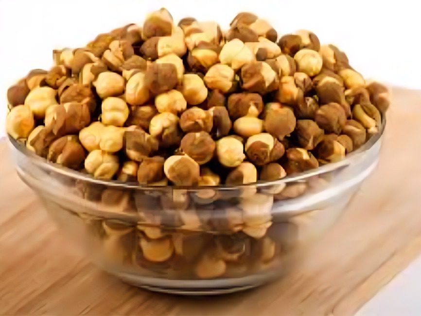 Roasted chana high protein snack India